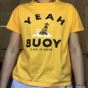 yellow life so good yeah buoy t-shirt